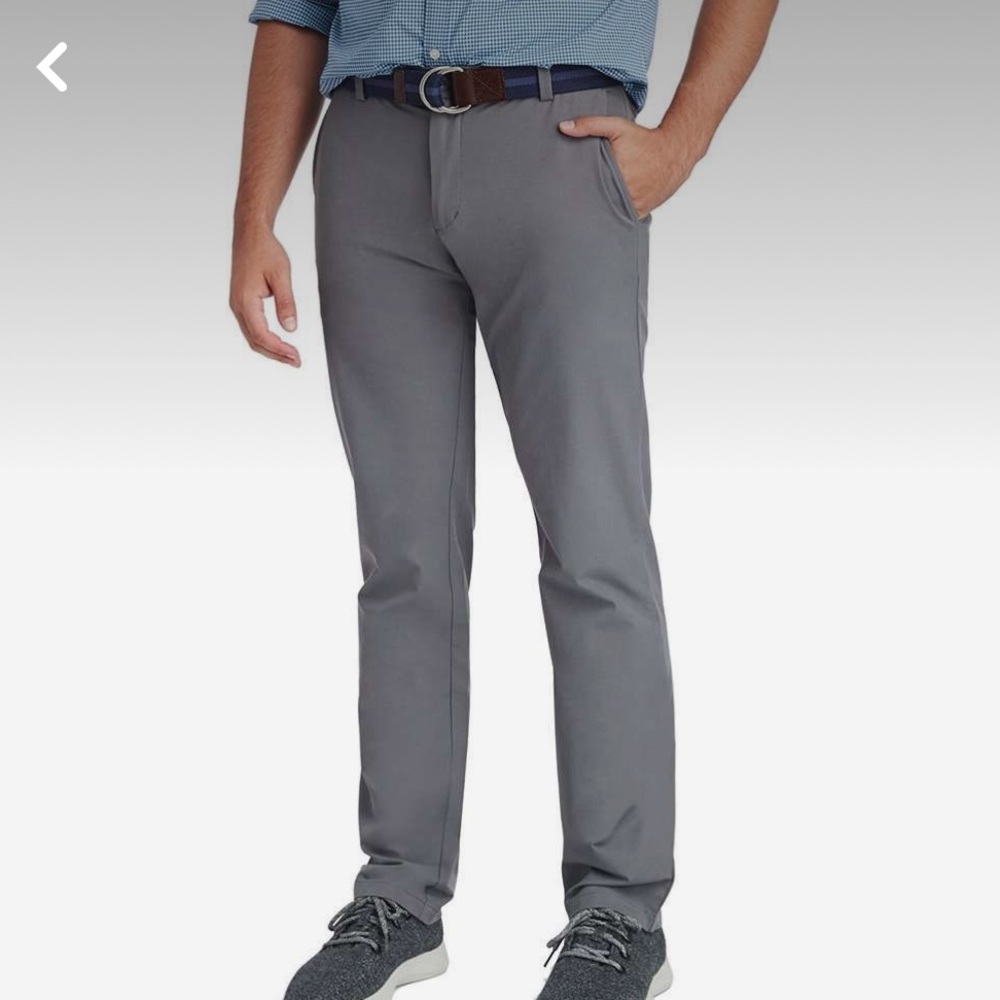 Vineyard vines on the go gray slim fit dress pant size 30x32